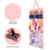 Bow Hanger for Girls Hair Bows - Large Wall, Door, Closet Organizer - Pink view 2