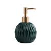 400ml Ceramics Countertop Soap Dispenser Liquid Soap Pump Bottle Kitchen Bathroom Refillable Liquid Hand Dish Lotion Pump (Color : Green, Size : 400ml) view 1