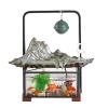 BNNP Indoor Tabletop Fountains Tabletop Desktop Fountain with LED Light Rockery Zen Meditation Indoor Waterfall Feature Suitable for Office Home Bedroom Desk Decoration Decoration Meditation Fountain view 1