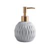 400ml Ceramics Countertop Soap Dispenser Liquid Soap Pump Bottle Kitchen Bathroom Refillable Liquid Hand Dish Lotion Pump (Color : Gray, Size : 400ml) view 1