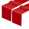 2 Pack Red Table Runners, Christmas Satin Table Runner 12x108 Inches Long, Silk and Smooth Fabric Table Runner for Wedding, Parties, Banquets, Events Decoration view 1