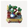 Indoor Tabletop Fountains Tabletop Fountain Waterfall Decor Unique Resin Water Fountain with Rockery Plant Birds Suitable for Office Home Bedroom Desk Decoration Decoration Meditation Fountain view 1