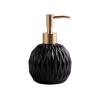 400ml Ceramics Countertop Soap Dispenser Liquid Soap Pump Bottle Kitchen Bathroom Refillable Liquid Hand Dish Lotion Pump (Color : Black, Size : 400ml) view 1