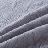 ZTGL Solid Color Quilt Set Full Queen Size Reversible Quilted Bedspread Coverlet 3-Piece Lightweight Comforter Stitched Bedding Set Bed Sheet Cover Blanket with 2 Pillow Shams,Grey,230x250cm view 4