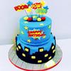 GallaRato Superhero Cake Topper - Happy Birthday Decorations for Hero Themed Party Supplies view 4