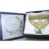 Cohen Tsemach Art & Gift Enamel Menorah Star of David & Jerusalem Hand Painted Hanukkiah Turquoise view 3