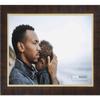 Poster Palooza 11x20 Contemporary Walnut Complete Wood Picture Frame with UV Acrylic Plexiglass, Foam Board Backing & Hardware Included view 3