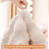 Thick Rabbit Plush Sofa Cushion, Sofa Covers Thickened Chair Armchair Seat Sofa Cushion Cover for 1/2/3/4 Seater L Shaped Couch Slipcovers Furniture Protector Living Room Decoration,Green, 110x180cm view 2