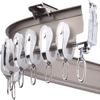 FEHUN Room Divider Track, Hospital Curtain Curved Curtain Rod Track Set, Sliding Living Room Ceiling Room Divider Bracket System with Hooks, Rollers, Rail Connectors, End Cap (Size : 350cm/11.4ft) view 1