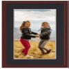 10x15 Frame with Mat - Brown 12x17 Frame Wood Made to Display Print or Poster Measuring 10 x 15 Inches with Black Photo Mat view 4