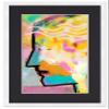 10x15 Frame with Mat - White 12x17 Frame Wood Made to Display Print or Poster Measuring 10 x 15 Inches with Black Photo Mat view 4