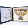 Cohen Tsemach Art & Gift Enamel Menorah Star of David & Jerusalem Blue Hand Painted view 2