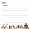 country by the city Poughkeepsie Pups Recipe Card 4x6 Dogs Puppies Cute Recipe Card Funny Animals (Pack of 10) view 2