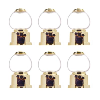 Alipis 6pcs Catcher Machines Creative Grabbing Toy for Boys and Girls Golden Plastic Candy Dispenser Party Favors for Birthdays and Celebrations