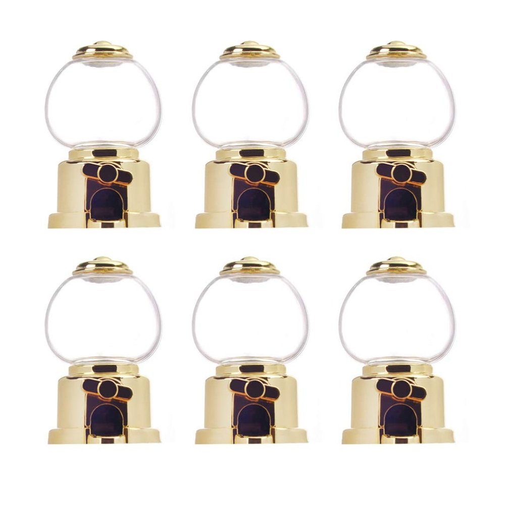 Alipis 6pcs Catcher Machines Creative Grabbing Toy for Boys and Girls Golden Plastic Candy Dispenser Party Favors for Birthdays and Celebrations