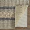 4' X 6' Ivory Tan And Gray Wool Hand Woven Stain Resistant Area Rug view 1