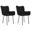 Tidyard 2 Piece Dining Chair Set Velvet Upholstery Side Chairs Metal Legs for Kitchen, Dining Room, Living Room, Home Furniture 21.7 x 23 x 32.1 Inches (W x D x H) view 1