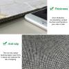 5.5m/4.9m/4.3m/3.7m/3m/2.4m/1.8m/1.5m/1.2m/0.9m/0.6m Water Absorb Hall Rugs Non Slip Washable - Fluffy Balcony Bedroom Floor Mat, Gold Padded Rug/ Caroet Boho, Living Room/ Laundry Room/ Hall Entry ( view 4