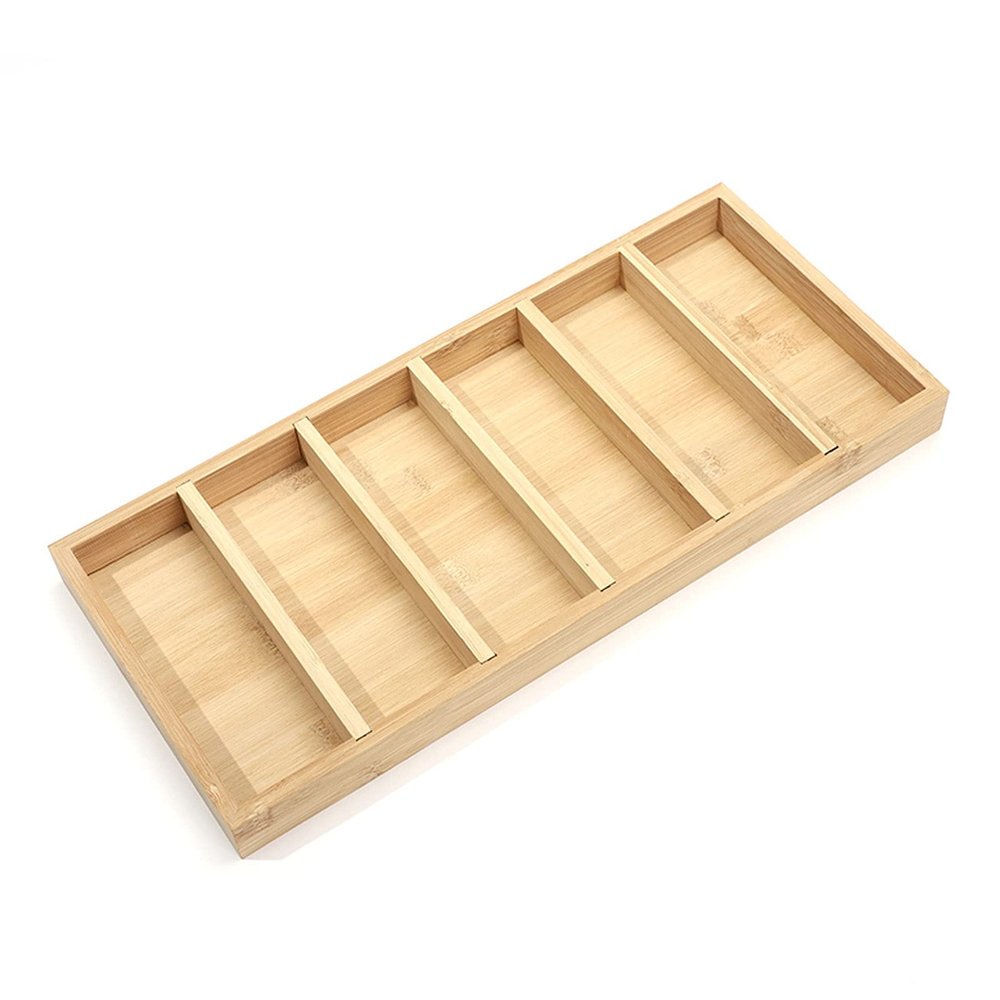 MUSUMI Glasses Display Stand 4/5/6 Grids Sunglasses Display Box Wooden Sunglasses Organizer, Sunglasses Holder Jewelery Display Organizer Tray Sunglasses Display Case Sunglasses Rack (L)