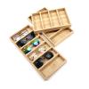 MUSUMI Glasses Display Stand 4/5/6 Grids Sunglasses Display Box Wooden Sunglasses Organizer, Sunglasses Holder Jewelery Display Organizer Tray Sunglasses Display Case Sunglasses Rack (L) view 3