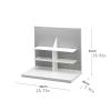 MUSUMI Glasses Display Stand 3-Layers Acrylic Eyeglasses Display Shelf Sunglasses Rack Jewelry Rack Optician Display Props Home Placement Collection Shelf Sunglasses Rack (Grey) view 2