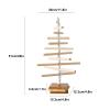 MUSUMI Jewelry Box Solid Wood Jewelry Storage Rack Creative Nordic Style Tree-Shaped Hanging Necklaces Earrings Jewelry Shelf Display Ornaments, for Dresser & Bedroom Jewelry Boxes and Organizers view 2