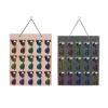 MUSUMI Glasses Display Stand Home Sunglasses Organizer Hanging Wall Glasses Holder Storage Display Pocket Mount Hanger on Wall Stand Eyeglass Container Sunglasses Rack (A) view 3