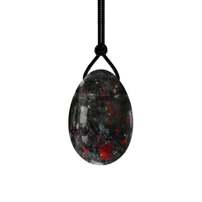 Natural Rose Quarts Yoni Egg Set Obsidian Kegel Exercise Jade Egg Crystal Balls Nephrite Jade Yoni Egg,Blooded Stone,45x30mm