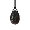 Natural Rose Quarts Yoni Egg Set Obsidian Kegel Exercise Jade Egg Crystal Balls Nephrite Jade Yoni Egg,Blooded Stone,45x30mm view 1