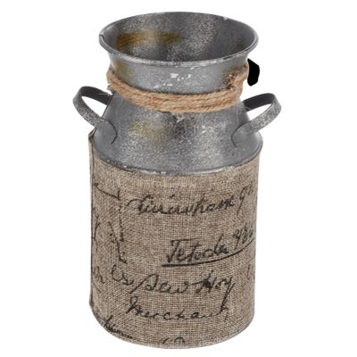 Cabilock 1pc Tin Fountain Vintage Vases Vintage Flower Vase Home Decoration Creative Iron Art Bucket Wrought Iron Bucket Dining Table Decorate Flower Pot Box Flower Drum