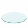 28" Inch Round Tempered Glass Table Top Clear Glass 3/8 "Thick Beveled Polished Edge (3/8 "Thick Beveled Polished Edge, 28) view 1