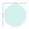 28" Inch Round Tempered Glass Table Top Clear Glass 3/8 "Thick Beveled Polished Edge (3/8 "Thick Beveled Polished Edge, 28) view 3