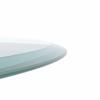 28" Inch Round Tempered Glass Table Top Clear Glass 3/8 "Thick Beveled Polished Edge (3/8 "Thick Beveled Polished Edge, 28) view 4