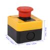 AYNEFY Garden Tools, Shell Red Sign Emergency Stop Mushroom Push Button Switch New 1Pc 660V 10A Plastic Horticulture Home Gardening view 3