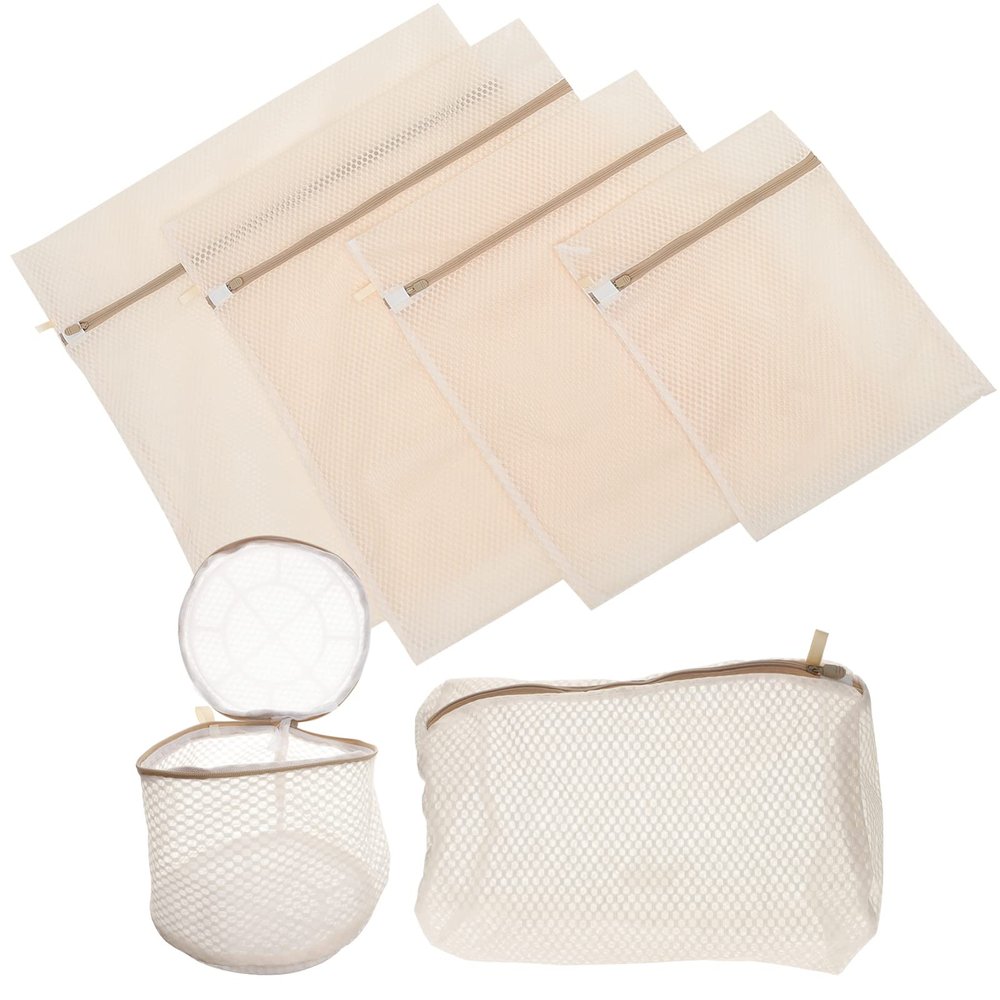 Zerodeko 6-piece Mesh Laundry Bag Set Delicate Wash Bag for Underwear Bra Socks