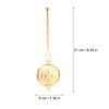 Metal Pendulum Replacement for Wall Clock, DIY Clock Accessory Part, Crafted from Quality Metal for Quartz Repair and Craft Projects, Compact 0.31x1.5 Inch Size view 3