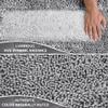 Yimobra Bathroom Rugs Sets 2 Piece, Soft Absorbent Bath Mat and U-Shaped Toilet Rug with Non Slip Backing, Luxury Shaggy Bath Mats for Bathroom, Machine Washable, 31.5"x20"+24"x20", Light Grey view 2