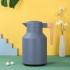 1L Thermal Coffee Carafe, Double Walled Vacuum Flask Water Beverage Dispenser 12 Hour Heat Retention/24 Hour Cold Retention(Gray) view 3