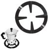 Wok Ring for Gas Stove, Gas Ring Reducer Wok Stand Stove Top Hob Cooker Heat Simmer Coffee Pots Kitchen Utensil(Black) view 1