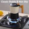 Wok Ring for Gas Stove, Gas Ring Reducer Wok Stand Stove Top Hob Cooker Heat Simmer Coffee Pots Kitchen Utensil(Black) view 2