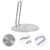 SHERCHPRY 1set Multipurpose Induction Heat Diffuser Plate with Removable Handle for Gas and Electric Cookers Cooking Adapter for Even Heat Distribution and Thawing Efficiency view 2