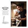SHERCHPRY 1set Multipurpose Induction Heat Diffuser Plate with Removable Handle for Gas and Electric Cookers Cooking Adapter for Even Heat Distribution and Thawing Efficiency view 3