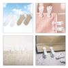 Plastic Clothespins Laundry Clothes Pins-12 Pack, Traceless Clothes Pegs, Bag Clips, Food Package Clip, with Cute Cat Claw Pattern view 4