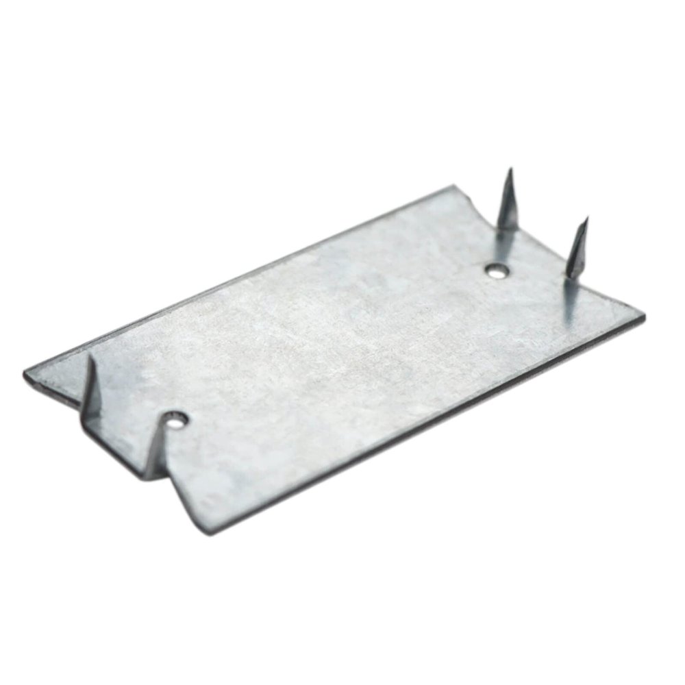 Qlvily 30PCS Nail Plates for Wood Studs, 1.5 x 3 Inch, Sharp Pointed Prongs, Anti-Nail Protection Shield