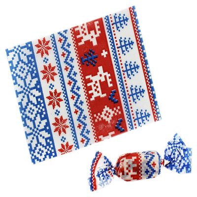 100PCS Twisting Candy Wrapping Papers for Homemade Sweets, 9x12.5cm, 3.5x4.9in, Pixel, Blue01
