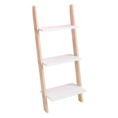 Bookshelf Step Design Bookshelf Wooden Book Rack Adjustable Shelving Unit Multifunction Storage Rack Organizer for Office Kitchen Living Room Laundry Pantry Bookcases (Color : Natural, Size : 3 Tier