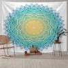 OKCELL Creative Circular Mandala Tapestry Bohemian Mandala Hippie Tapestry Boho Tapestry Wall Hanging Wall Tapestry for Bedroom Living Room Dorm(Medium-59.1L x 59.1W)(150cm x 150cm) view 1