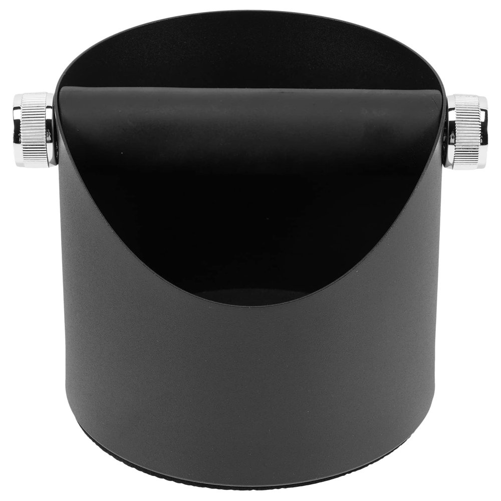 LIFKOME Espresso Machine Accessories Coffee Knock Box Metal Coffee Powder Espresso Knock Ground Box