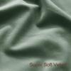 Fcosie Velvet Drapery Panels Pinch Pleat Drapes for Living Room, W 72 x L 102 Inches (1 Panel), Thermal Insulated Room Darkening Curtains for Bedroom, Noise Reducing Curtains for Window, Bottle Green view 3