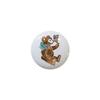 Teddy Bear with Butterfly from Children by GE Stained Glass-look Series - Decorative Ceramic Dresser Drawer Pulls Cabinet Cupboard Knobs view 1